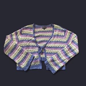 Colorful Chevron Women's Cardigan